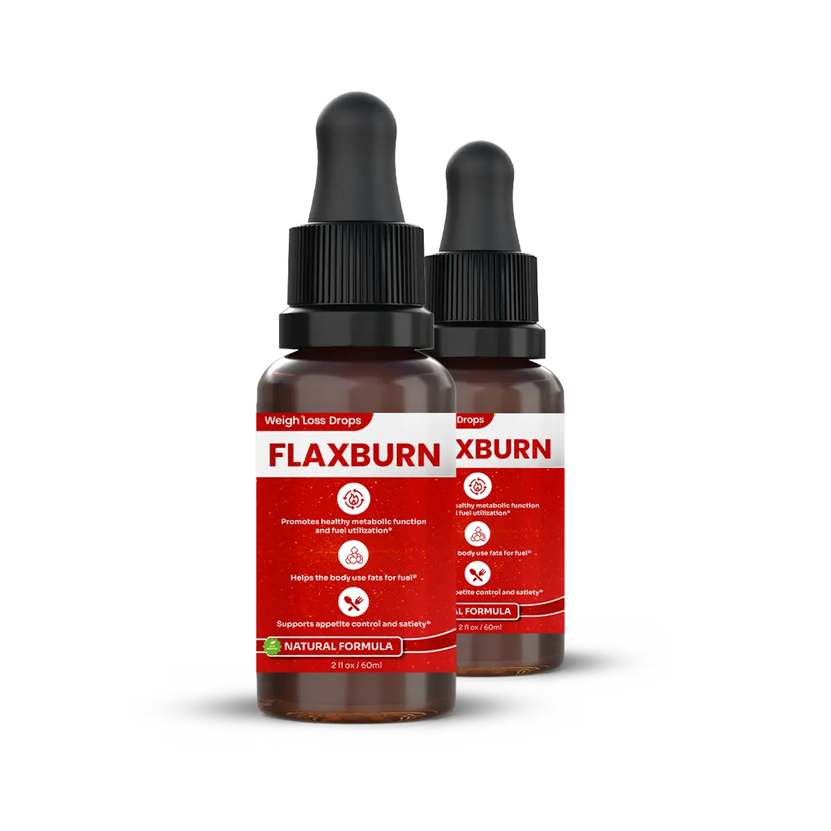 FlaxBurn 2 Bottle Pack – Natural Fat Burning & Metabolic Support
