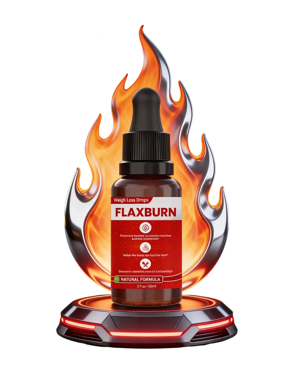 FlaxBurn Bottle – Natural Fat Burning & Metabolic Support Formula